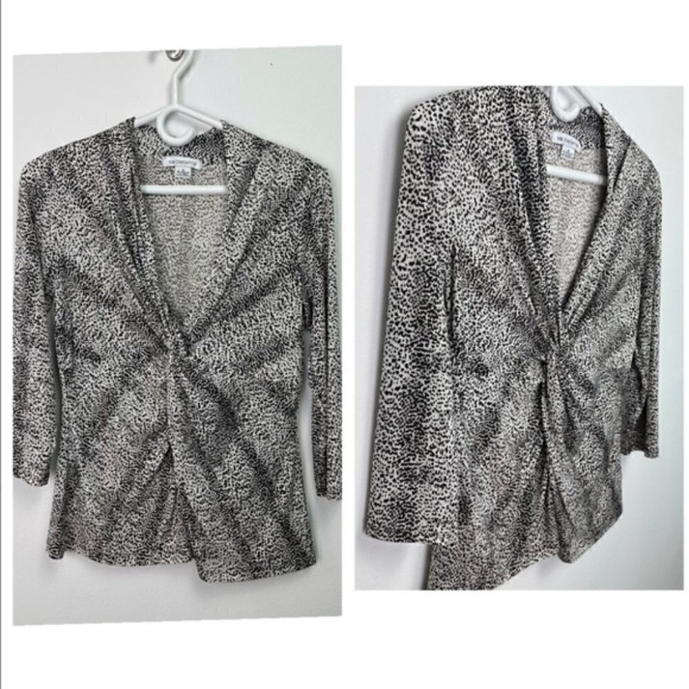 Liz Claiborne Leopard Print Blouse